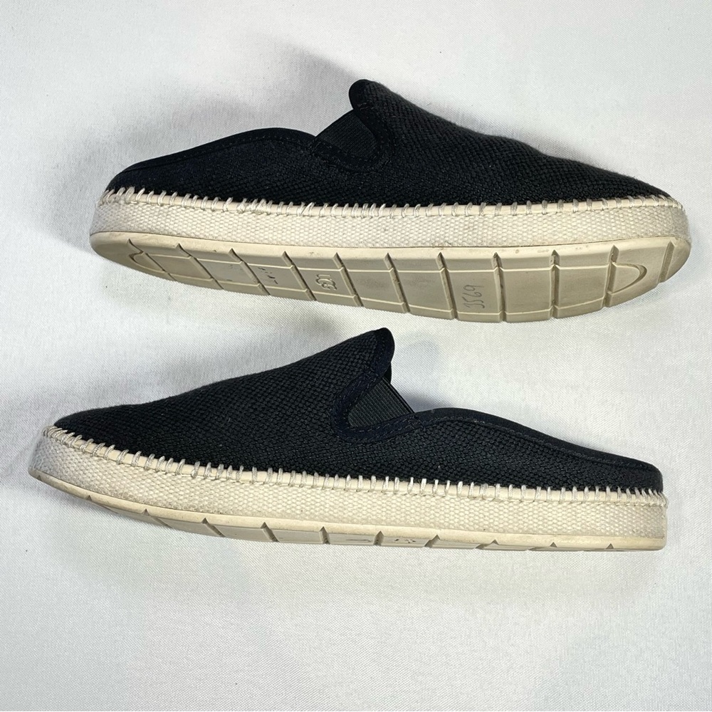 Ugg Womens Delu Black Woven Flat Slip-On Sneakers Shoes Size  7 Medium 1125093 - Picture 4 of 9